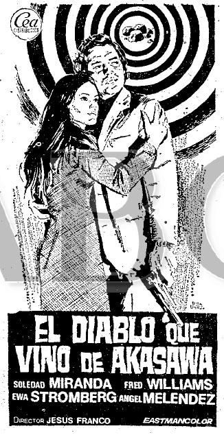 056ad2.jpg - Devil Came From Akasava Spanish newspaper ad closeup